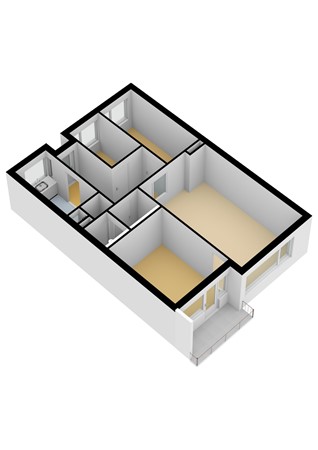 Floorplan - Burgemeester Caan van Necklaan 560, 2262 HH Leidschendam
