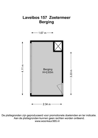Floorplan - Laveibos 157, 2715 RJ Zoetermeer