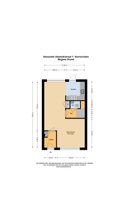 Floorplan - Alexander Adamskistraat 1, 2251 RT Voorschoten