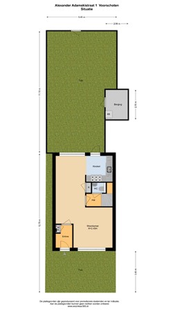 Floorplan - Alexander Adamskistraat 1, 2251 RT Voorschoten