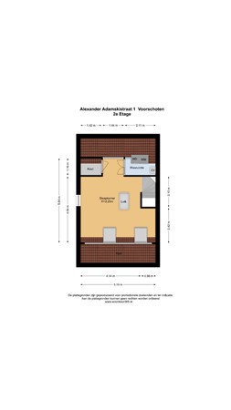 Floorplan - Alexander Adamskistraat 1, 2251 RT Voorschoten