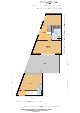 Floorplan - Alikruiksingel 4, 2492 SC Den Haag