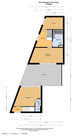 Floorplan - Alikruiksingel 4, 2492 SC Den Haag