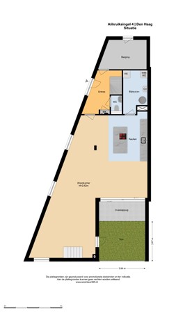 Floorplan - Alikruiksingel 4, 2492 SC Den Haag