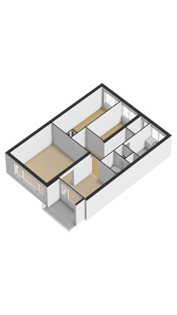 Floorplan - Gravin Juliana van Stolberglaan 204, 2263 VL Leidschendam