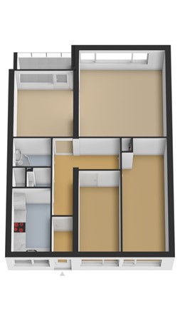 Floorplan - Gravin Juliana van Stolberglaan 204, 2263 VL Leidschendam