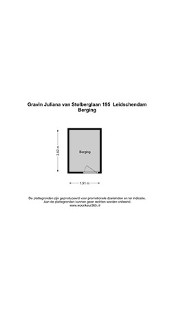 Floorplan - Gravin Juliana van Stolberglaan 195, 2263 AC Leidschendam