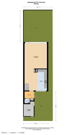 Floorplan - Appelgaarde 279, 2272 TH Voorburg