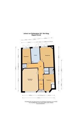 Floorplan - Juliana van Stolberglaan 201, 2595 CE Den Haag