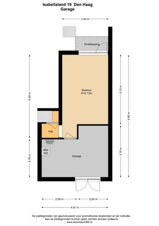 Floorplan - Isabellaland 19, 2591 RX The Hague