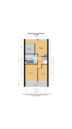 Floorplan - Patrijslaan 95, 2261 EB Leidschendam
