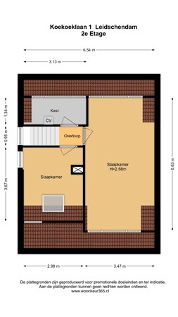 Floorplan - Koekoeklaan 1, 2261 EX Leidschendam
