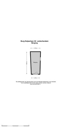 Floorplan - Burgemeester Keijzerlaan 30, 2262 BJ Leidschendam