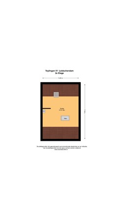 Floorplan - Teylingen 51, 2261 XR Leidschendam