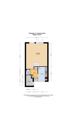 Floorplan - Teylingen 51, 2261 XR Leidschendam