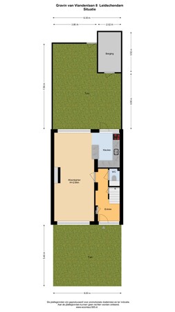 Floorplan - Gravin van Viandenlaan 8, 2263 TJ Leidschendam