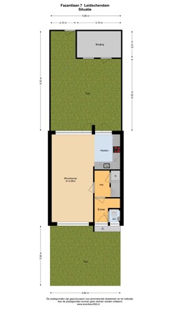 Floorplan - Fazantlaan 7, 2261 BS Leidschendam