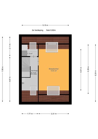 Floorplan - Duinmeierij 45, 2264 LH Leidschendam