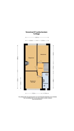 Floorplan - Venestraat 97, 2266 AX Leidschendam