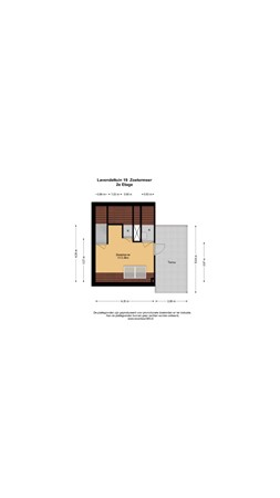 Floorplan - Lavendeltuin 19, 2724 PD Zoetermeer