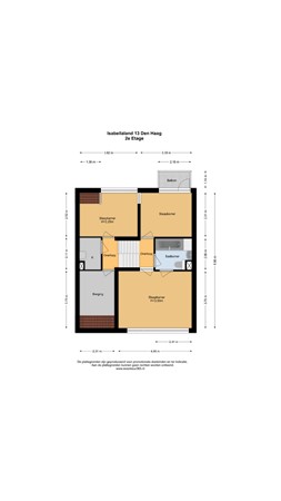 Floorplan - Isabellaland 13, 2591 RX Den Haag