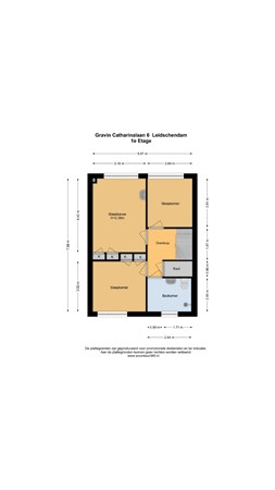 Floorplan - Gravin Catharinalaan 6, 2263 TN Leidschendam
