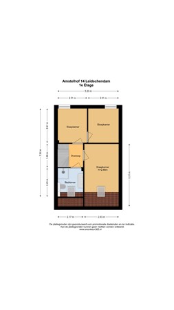 Floorplan - Amstelhof 14, 2262 EM Leidschendam