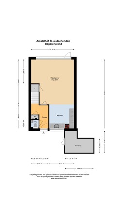 Floorplan - Amstelhof 14, 2262 EM Leidschendam