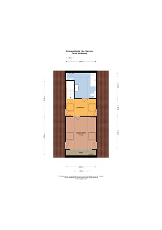 Floorplan - Schoneveldsdijk 18a, 7244 RG Barchem