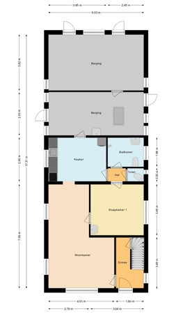 Flierensestraat 1, 6691 GA Gendt - Begane grond.jpg