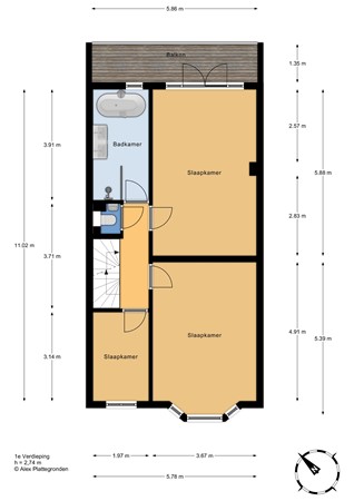 Van Zuylen van Nijeveltstraat 30, 2242 AP Wassenaar - Van Zuylen van Nijeveltstraat 30 - 1e verdieping.jpg