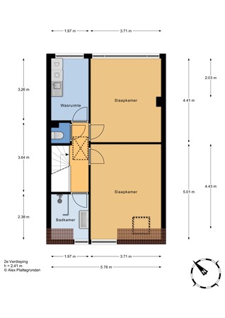 Van Zuylen van Nijeveltstraat 30, 2242 AP Wassenaar - Van Zuylen van Nijeveltstraat 30 - 2e verdieping.jpg