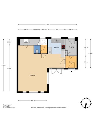 Hasebroekstraat 84, 2524 JV Den Haag - Hasebroekstraat 84 - Begane grond.jpg