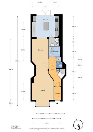 Goudreinetstraat 584, 2564 PX Den Haag - Goudreinetstraat 584 - Begane grond.jpg