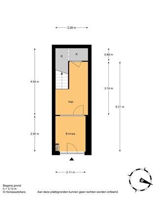 Gentsestraat 77, 2587 HL Den Haag - Gentsestraat 77 - Begane grond.jpg