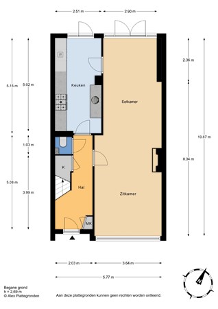 Ursulaland 85, 2591 GV Den Haag - Ursulaland 85 - Begane grond-1.jpg