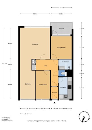 Gravin Juliana van Stolberglaan 314, 2263 VN Leidschendam - Gravin Juliana van Stolberglaan 314 - 6e verdieping.jpg