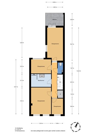 Frederik Ruyschstraat 25, 2563 VV Den Haag - Frederik Ruyschstraat 25 - 1e verdieping.jpg