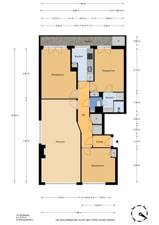 Cornelis van der Lijnstraat 5D, 2593 NC Den Haag - Cornelis van der Lijnstraat 5D - 1e verdieping.jpg