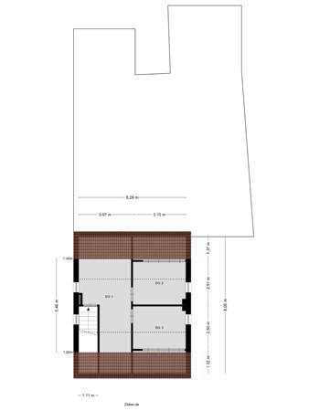 Rafaëlweg, 6114 BX Susteren - 700540_2D_Dachgeschoss_Vollmuhle_26_SelfkantTuddern_03.JPG