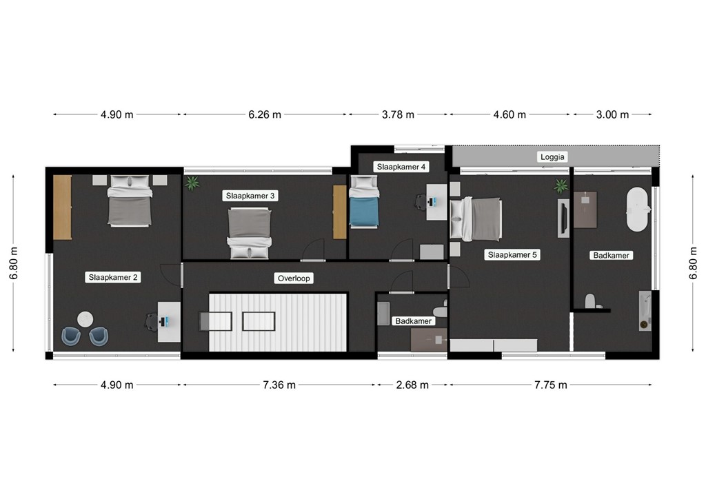 mediumsize floorplan