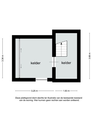 Brugweg 9, 6102 TE Echt - brugweg 9 echt 2D keld.jpg