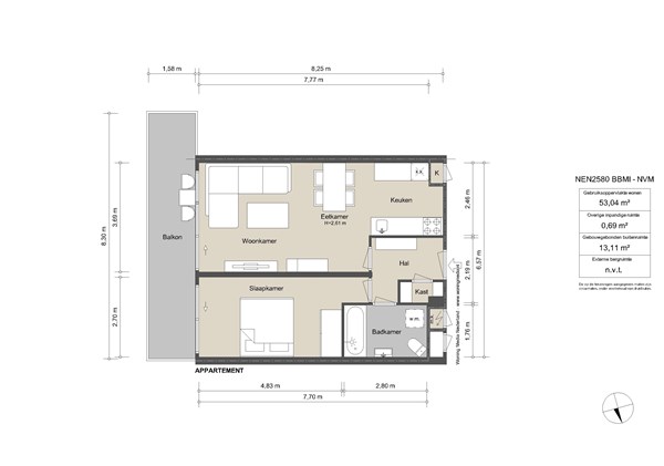 Zevenblad 82, 1422 NW Uithoorn - Zevenblad 82 - Uithoorn-Appartement.jpg