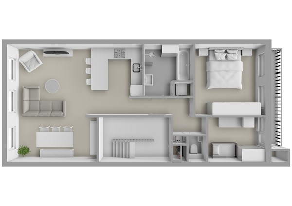 Van Ostadestraat 11D, 1072 SL Amsterdam - Van Ostadestraat 11-D - Amsterdam-Appartement - 3D.jpg