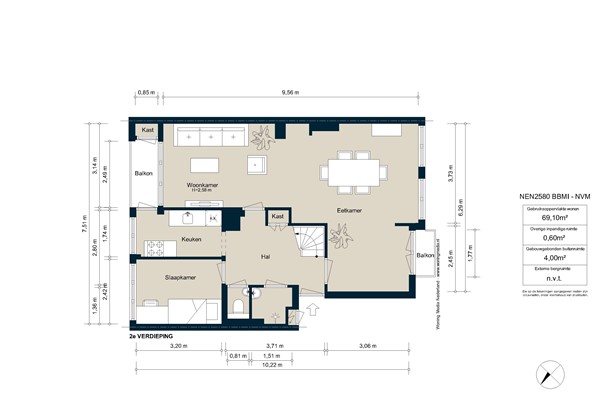 Moddermanstraat 96, 2313 GT Leiden - Moddermanstraat 96 - Leiden-2e_verdieping.jpg