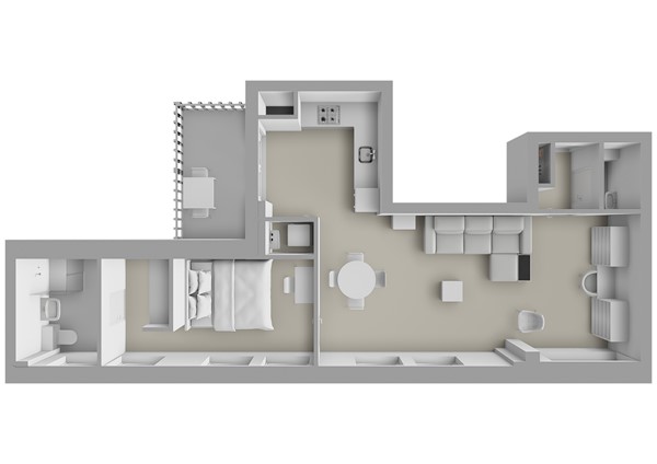 Wijdesteeg 3E, 1012 RN Amsterdam - Wijdesteeg 3-E - Amsterdam - Appartement - 3D  _1.jpg