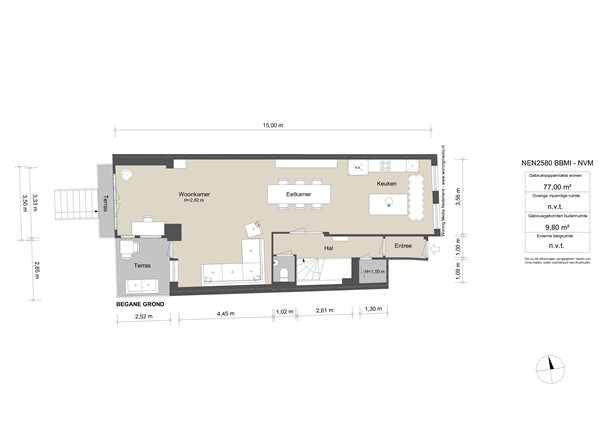 Nassaukade 146H, 1052 EH Amsterdam - Nassaukade 146-H - Amsterdam - Begane_grond.jpg