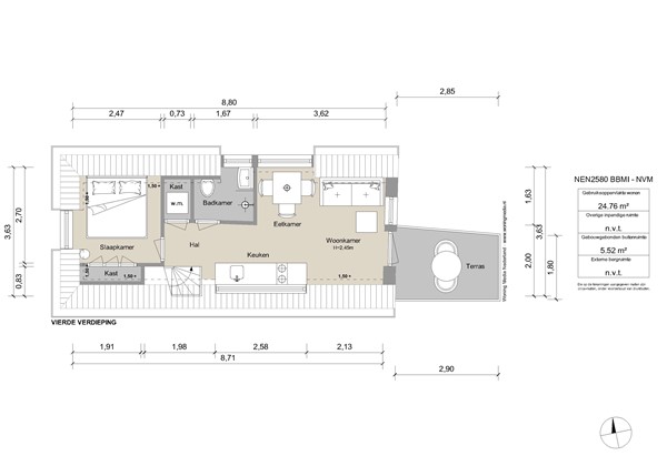 Vijzelstraat 95-4, 1017 HH Amsterdam - Vijzelstraat 95-4 - Amsterdam-4e_verdieping.jpg