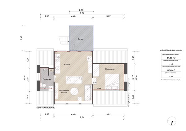 Dorpsweg Ransdorp 67, 1028 BL Amsterdam - Dorpsweg 67 - Ransdorp-1e_verdieping - NEN.jpg