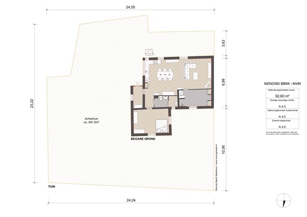 Dorpsweg Ransdorp 67, 1028 BL Amsterdam - Dorpsweg 67 - Ransdorp-Perceeltekening - NEN.jpg